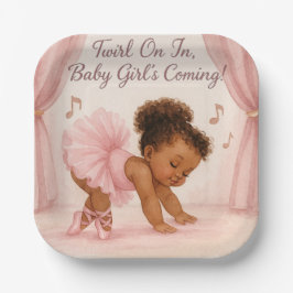 Ballerina in the Making Papieren Bordje