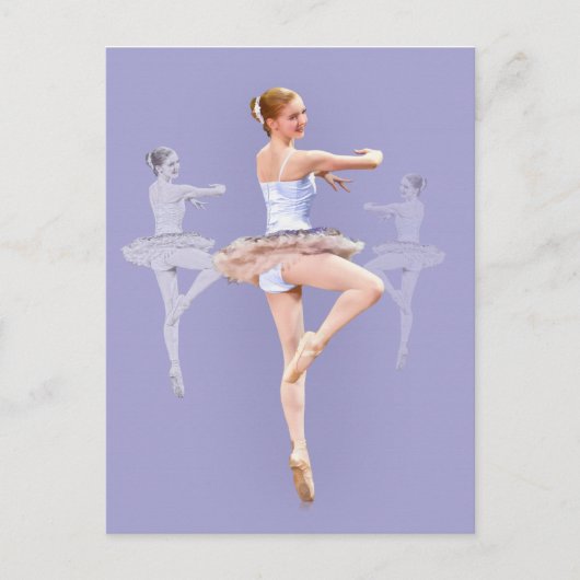 Ballerina in Triplicate, Briefkaart (Voorkant)
