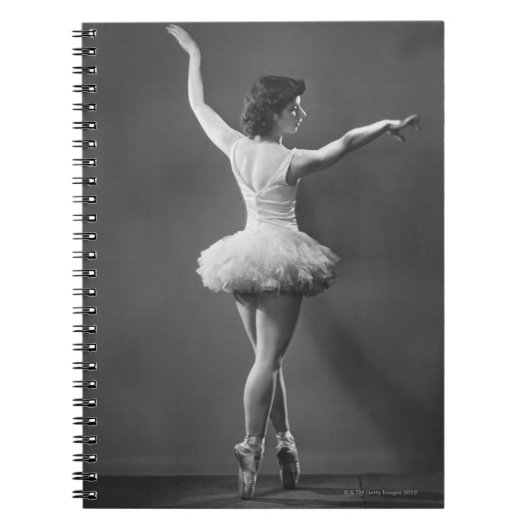 Ballerina in Tutu Notitieboek (Voorkant)