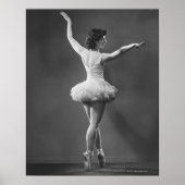 Ballerina in Tutu Poster (Voorkant)