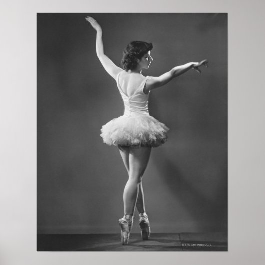 Ballerina in Tutu Poster (Voorkant)