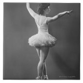 Ballerina in Tutu Tegeltje (Voorkant)