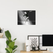 Ballerina in zwart-wit poster (Thuiskantoor)