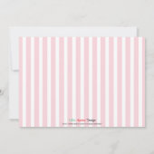 Ballerina Invitation / Ballet Invitation Kaart (Achterkant)