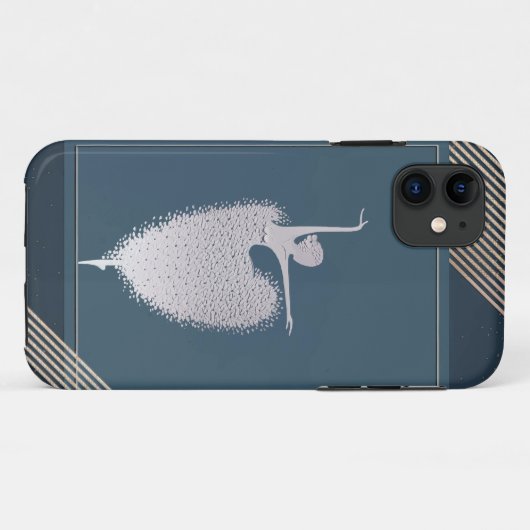 Ballerina iPhone / iPad case (Achterkant (horizontaal))