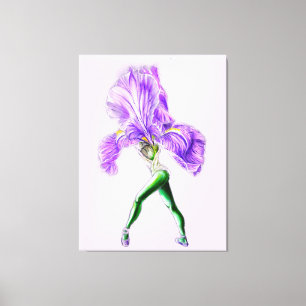 Ballerina Iris Bloem Ballet Danser Canvas Print