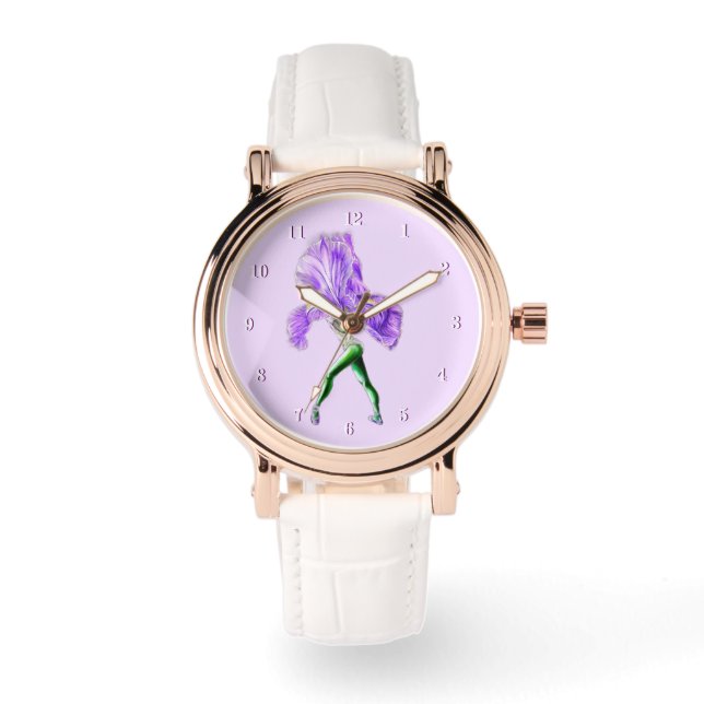 Ballerina Iris Bloem Ballet Danser Horloge (Voorkant)
