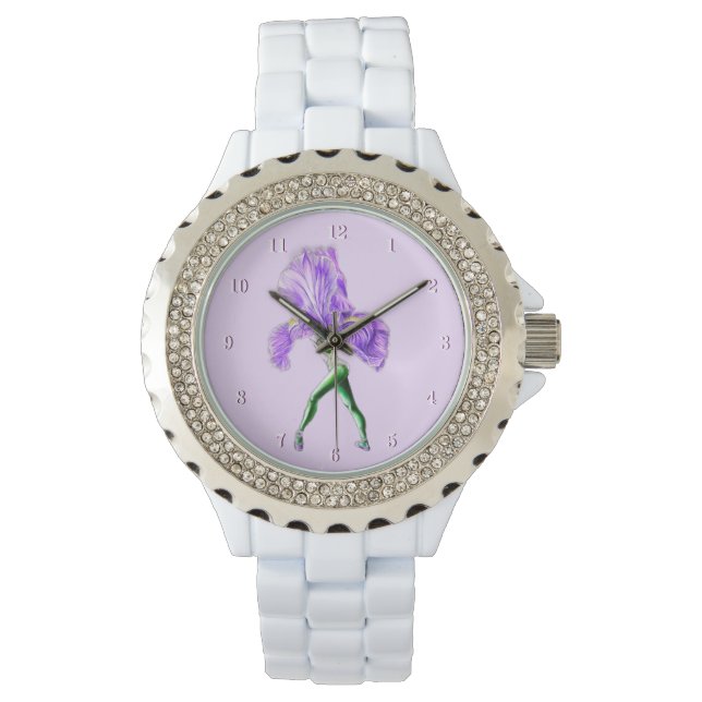 Ballerina Iris Bloem Ballet Danser Horloge (Voorkant)
