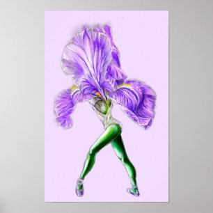 Ballerina Iris Bloem Ballet Danser Poster