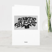 Ballerina is niet langer een heks-halloween-groet kaart (Achterkant)