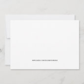 Ballerina jongen - kies achtergrondkleur kaart (Achterkant)