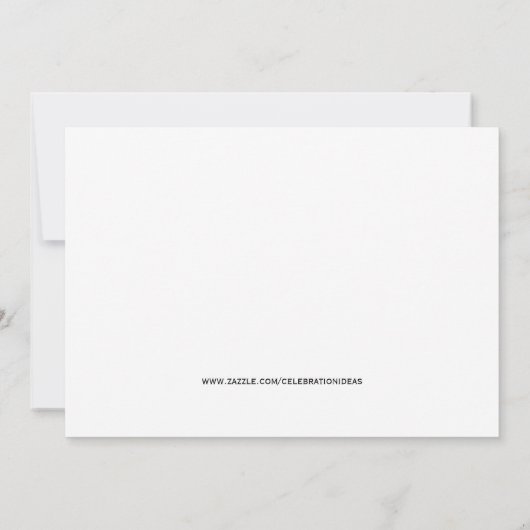 Ballerina jongen - kies achtergrondkleur kaart (Achterkant)