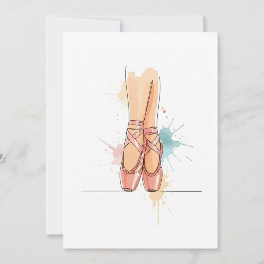 ballerina kaart (Voorkant)