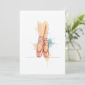 ballerina kaart (Staand voorkant)