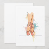 ballerina kaart (Voorkant / Achterkant)