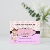 Ballerina Kaart (Staand voorkant)
