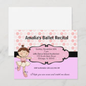 Ballerina Kaart (Voorkant / Achterkant)