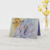 Ballerina Kaart (Gele Bloem)