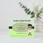 Ballerina Kaart (Staand voorkant)