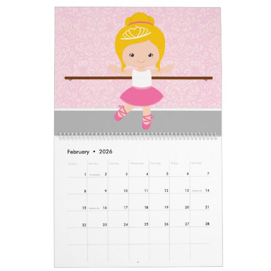 Ballerina Kalender (Feb 2026)