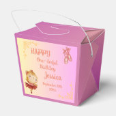 Ballerina Kat Kids Verjaardagsfeest Bedankdoosjes (Achterkant)