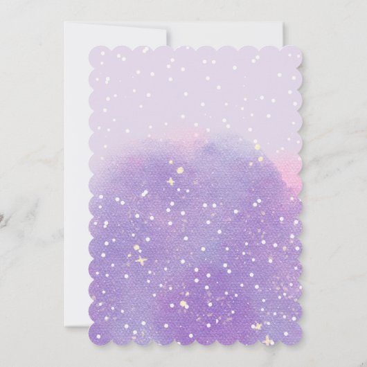 Ballerina Kat Kids Verjaardagsfeest Kaart (Achterkant)