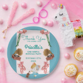 Ballerina Kat Kids Verjaardagsfeest Papieren Bordje (Feest)
