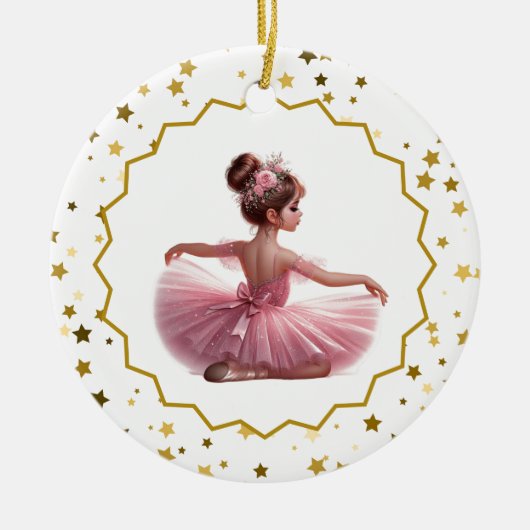 Ballerina keramisch Ornament (Voorkant)