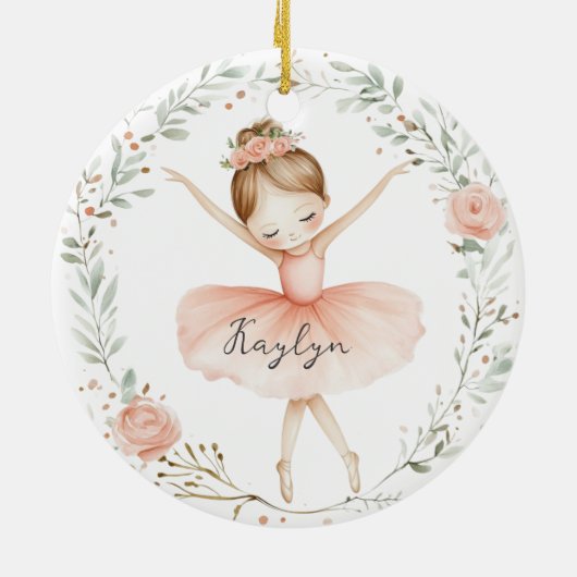 Ballerina Keramisch Ornament (Achterkant)