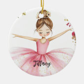 Ballerina keramisch Ornament (Voorkant)