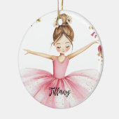 Ballerina keramisch Ornament (Links)