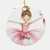Ballerina keramisch Ornament (Achterkant)