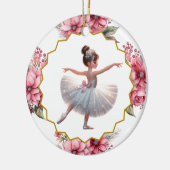Ballerina keramisch Ornament (Links)