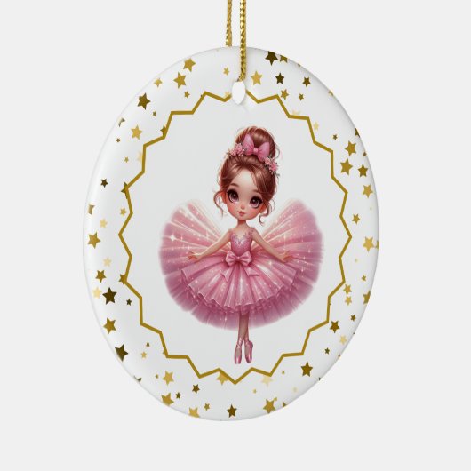 Ballerina keramisch Ornament (Rechts)