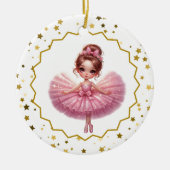 Ballerina keramisch Ornament (Voorkant)