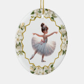Ballerina Keramische Versiering Keramisch Ornament (Rechts)