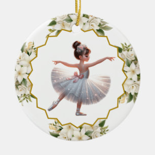 Ballerina Keramische Versiering Keramisch Ornament
