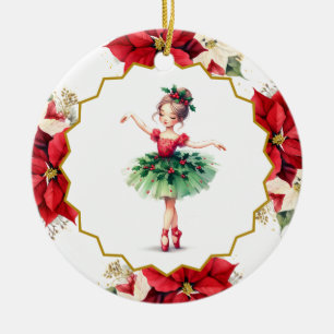 Ballerina Keramische Versiering Keramisch Ornament