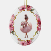 Ballerina Keramische Versiering Keramisch Ornament (Rechts)