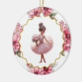 Ballerina Keramische Versiering Keramisch Ornament (Links)