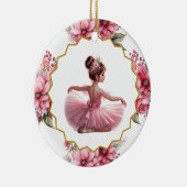 Ballerina Keramische Versiering Keramisch Ornament (Rechts)