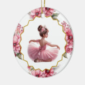 Ballerina Keramische Versiering Keramisch Ornament (Links)
