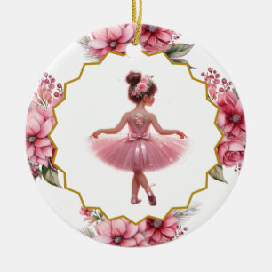 Ballerina Keramische Versiering Keramisch Ornament