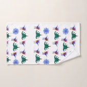 Ballerina Kerstmis Bad Handdoek (Handdoek)