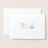 Ballerina Kerstmis Folie Kaarten (Met envelop)