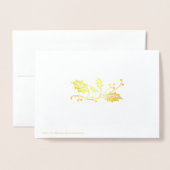 Ballerina Kerstmis Folie Kaarten (Met envelop)