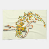 Ballerina Kitchen Towel Ballet Dancer Girl Theedoek (Horizontaal)