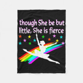 BALLERINA, KLEINE MAAR FIERCE FLEECE DEKEN