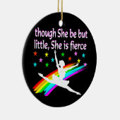 BALLERINA, KLEINE MAAR FIERCE KERAMISCH ORNAMENT (Rechts)