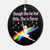 BALLERINA, KLEINE MAAR FIERCE KERAMISCH ORNAMENT (Links)